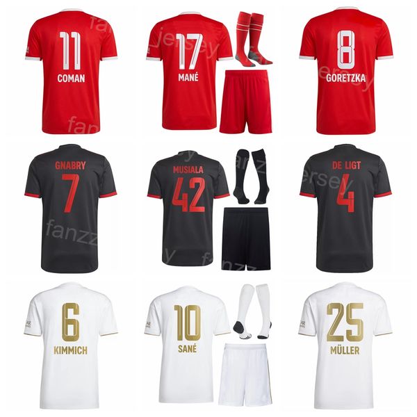 2022-23 man youth club soccer 42 jamal musiala jersey set 7 serge gnabry 32 joshua kimmich 10 leroy sane 25 thomas muller 17 sadio mane foot, Black
2022-23 man youth club soccer 42 jamal musiala jersey set 7 serge gnabry 32 joshua kimmich 10 leroy sane 25 thomas muller 17 sadio mane foot, Black