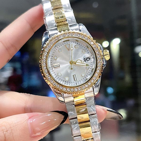 watch ladies watch quartz movement watches 36mm bezel stainless steel strap montre de luxe wristwatch for woman waterproof diamond, Slivery;golden
watch ladies watch quartz movement watches 36mm bezel stainless steel strap montre de luxe wristwatch for woman waterproof diamond, Slivery;golden