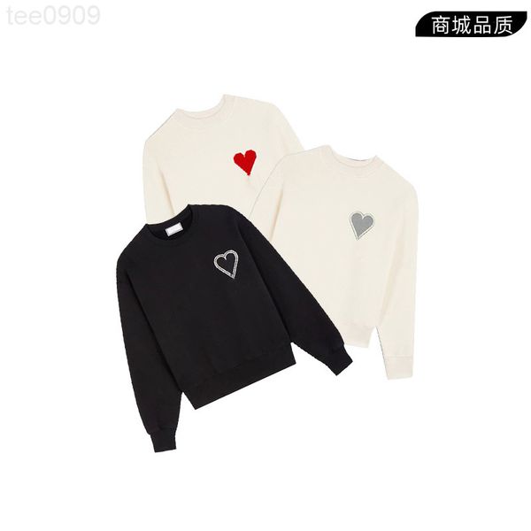 embroidered love round neck sweater macarone lovers loose casual versatile men's and women's cotton, Black
embroidered love round neck sweater macarone lovers loose casual versatile men's and women's cotton, Black