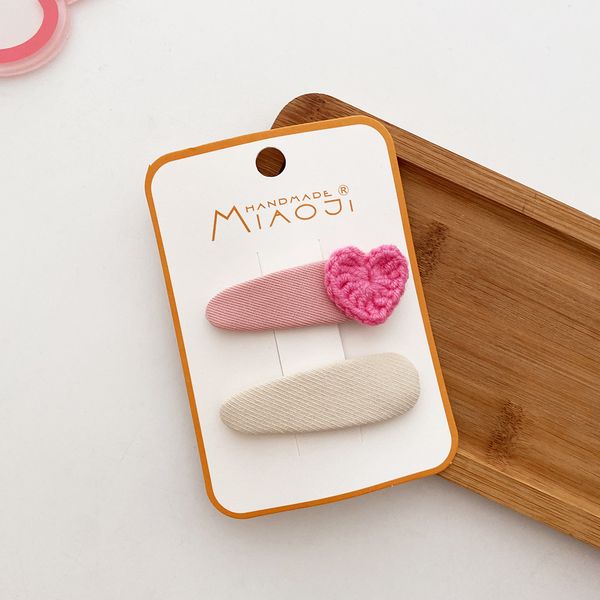 2022 2 pcs autumn and winter new children's cute wool love bb clip fashion korean sweet girl princess fabric hairpins headwear, Slivery;white
2022 2 pcs autumn and winter new children's cute wool love bb clip fashion korean sweet girl princess fabric hairpins headwear, Slivery;white