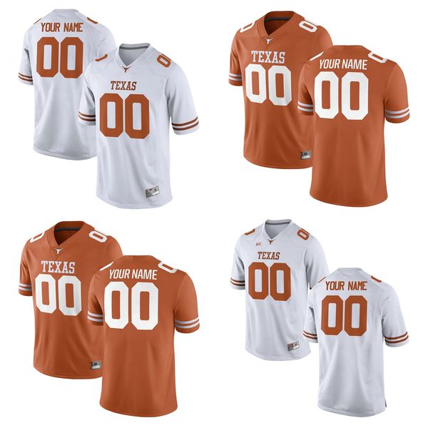 Image of Custom Ncaa College Texas Longhorns Football Jerseys 16 Ben Ballard 1 Hudson Card 3 Quinn Ewers 19 Cole Lourd