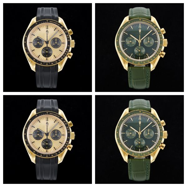 zf montre de luxe luxury watch mens watch 42mm 3861 chronograph movement 18k gold plated fine steel case leather strap, Slivery;brown
zf montre de luxe luxury watch mens watch 42mm 3861 chronograph movement 18k gold plated fine steel case leather strap, Slivery;brown