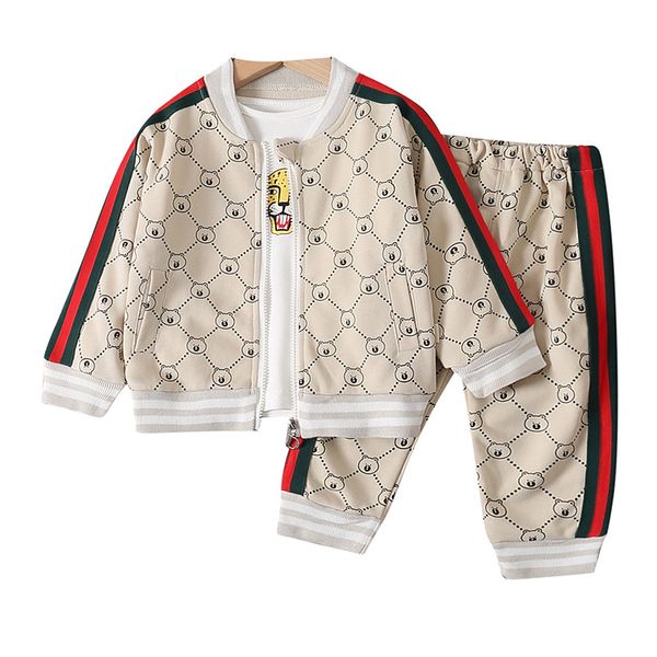Boys Girls Clothes Sets Spring Autumn Children Fashion Coat T-shirts Pants 3pcs Tracksuits for Baby, Black
Boys Girls Clothes Sets Spring Autumn Children Fashion Coat T-shirts Pants 3pcs Tracksuits for Baby, Black