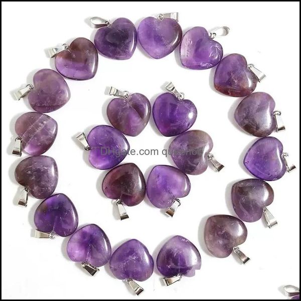 stone 20mm natural purple crystal heart amethysts stone necklace pendants charms for jewelry making gem drop delivery 202 dhseller2010 dh8sa, Black
stone 20mm natural purple crystal heart amethysts stone necklace pendants charms for jewelry making gem drop delivery 202 dhseller2010 dh8sa, Black