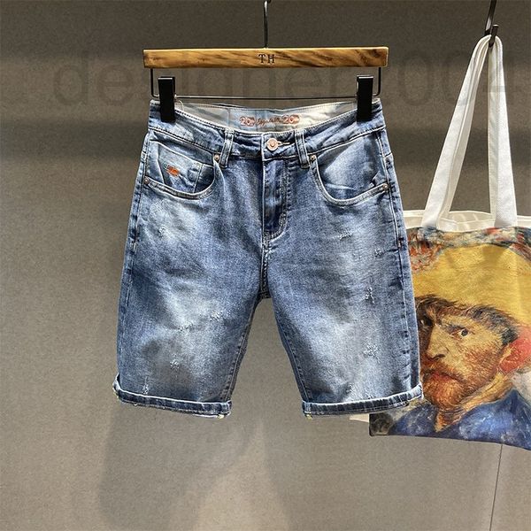 men's shorts designer cotton elastic fabric summer thin embroidered denim men's trend pants versatile oisv, White;black
men's shorts designer cotton elastic fabric summer thin embroidered denim men's trend pants versatile oisv, White;black