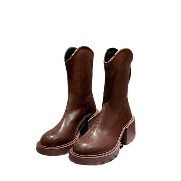 ladies riding boots back zipper british style leather high heel boots 2022 new chelsea chimney fashion personality women's shoes, Black
ladies riding boots back zipper british style leather high heel boots 2022 new chelsea chimney fashion personality women's shoes, Black
