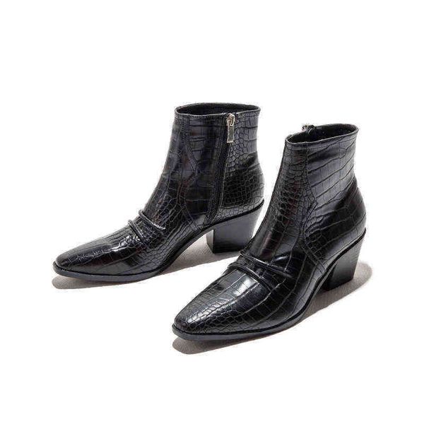 ankle boots women new fashion short tube thick heel high chelsea snake skin martin boots 220802, Black
ankle boots women new fashion short tube thick heel high chelsea snake skin martin boots 220802, Black