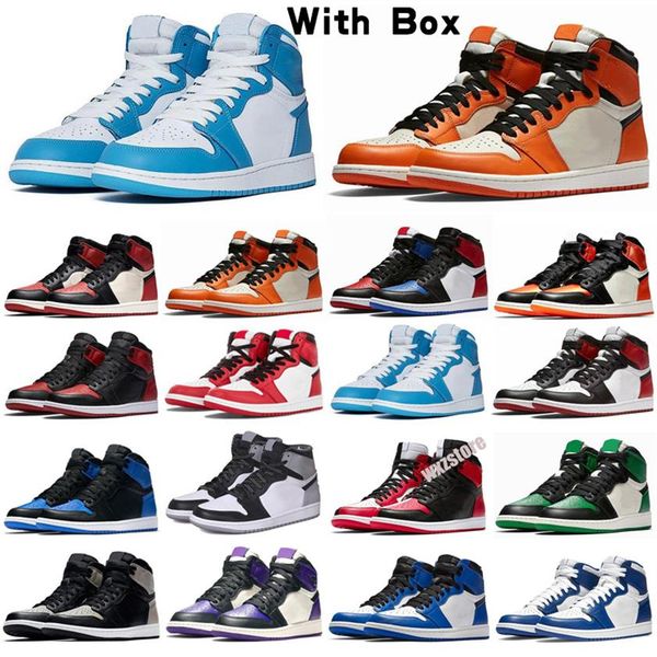 basket shoes jump 1 1s og high pine green black court purple royal bred toe nc obsidian unc game ball sneakers trainers188b, Black;brown
basket shoes jump 1 1s og high pine green black court purple royal bred toe nc obsidian unc game ball sneakers trainers188b, Black;brown
