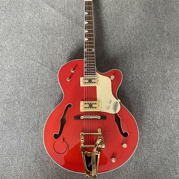classic brand jazz guitar large rocker vibrato system hollow jaz moving tone comfortable feel delivery to home
classic brand jazz guitar large rocker vibrato system hollow jaz moving tone comfortable feel delivery to home
