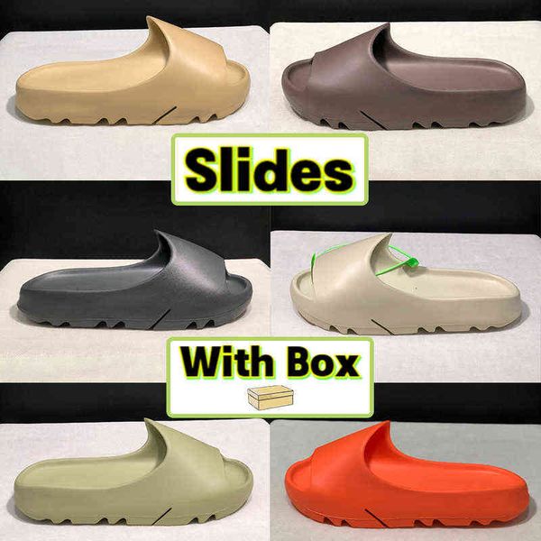 mens slippers slides beach shoes sandals indoor sneaker with box bone desert sand earth brown eame orange resin men women, Black
mens slippers slides beach shoes sandals indoor sneaker with box bone desert sand earth brown eame orange resin men women, Black
