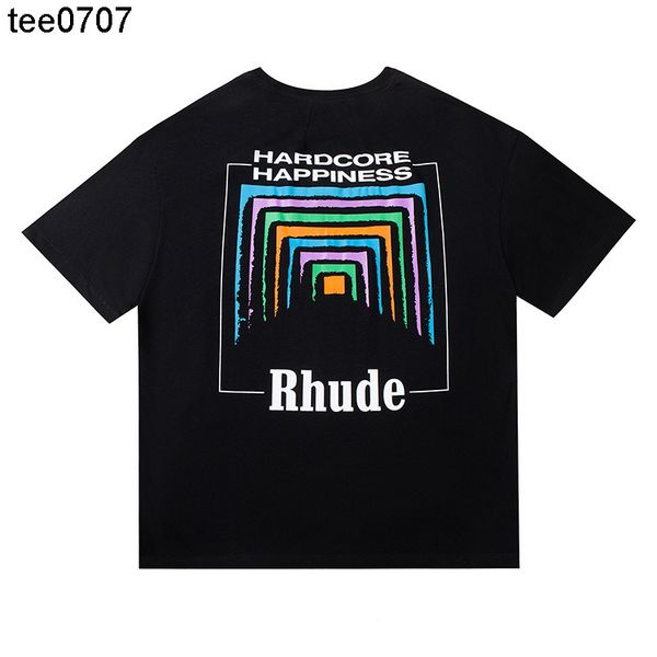 22ss rhode fashion designer men women tee short sleeved tunnel abstract american high street loose leisure versatile couple half sleeved t-s, White;black
22ss rhode fashion designer men women tee short sleeved tunnel abstract american high street loose leisure versatile couple half sleeved t-s, White;black