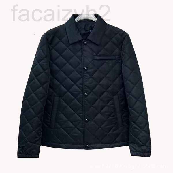 men's hoodies & sweatshirts designer p family men's diamond plaid cotton metal triangle badge coat jacket is suitable for wearing, Black
men's hoodies & sweatshirts designer p family men's diamond plaid cotton metal triangle badge coat jacket is suitable for wearing, Black