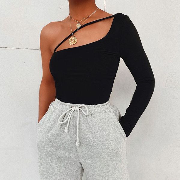 women's jumpsuits rompers one shoulder bodysuit women stap long sleeve skinny bodysuit ladies black casual bodysuit summer overalls 220, Black;white
women's jumpsuits rompers one shoulder bodysuit women stap long sleeve skinny bodysuit ladies black casual bodysuit summer overalls 220, Black;white