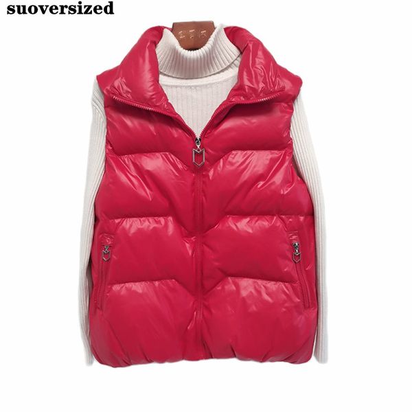 fall winter casual loose cotton padded vest women warm thick gilets korean waistcoat sleeveless jacket stand collar chalecos, Black;white
fall winter casual loose cotton padded vest women warm thick gilets korean waistcoat sleeveless jacket stand collar chalecos, Black;white