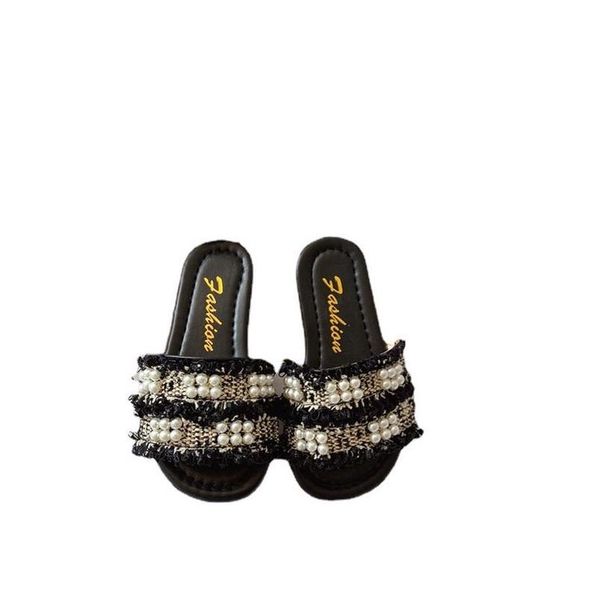 slipper kids shoes cool slippers footwear girls summer pearl princess soft bottom sandals e19089, Black;grey
slipper kids shoes cool slippers footwear girls summer pearl princess soft bottom sandals e19089, Black;grey