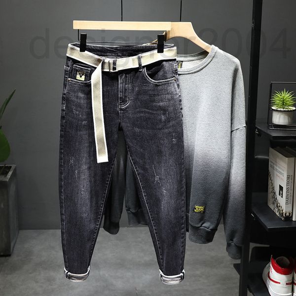 men's jeans designer 2021 new fashion brand jeans men's nine point pants autumn and winter korean version slim small feet casual l, Blue
men's jeans designer 2021 new fashion brand jeans men's nine point pants autumn and winter korean version slim small feet casual l, Blue