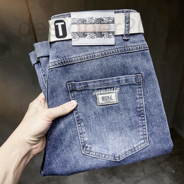 men's jeans designer 2022 spring and summer new trend washed trousers men's casual ykk zipper with belt fashion brand jeans style, Blue
men's jeans designer 2022 spring and summer new trend washed trousers men's casual ykk zipper with belt fashion brand jeans style, Blue