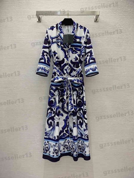 designer women dress fashion brand blue mediterranean series dressesblue and white porcelain vintage print dress size s-xl, Black;gray
designer women dress fashion brand blue mediterranean series dressesblue and white porcelain vintage print dress size s-xl, Black;gray