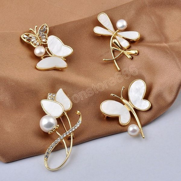 fashion pearl dragonfly butterfly brooches for women crystal rhinestones flower lapel pin fashion insect brooch accessories, Gray
fashion pearl dragonfly butterfly brooches for women crystal rhinestones flower lapel pin fashion insect brooch accessories, Gray
