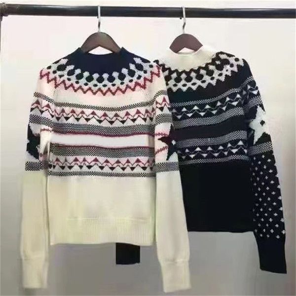 women's sweaters high version jumper of rotator cuff star pattern knitwear lettered color jacquard autumn outwear, White;black
women's sweaters high version jumper of rotator cuff star pattern knitwear lettered color jacquard autumn outwear, White;black
