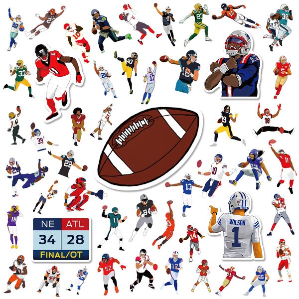 50 pcs rugby graffiti stickers party waterproof removable notebook skateboard luggage motorcycle stickers
50 pcs rugby graffiti stickers party waterproof removable notebook skateboard luggage motorcycle stickers