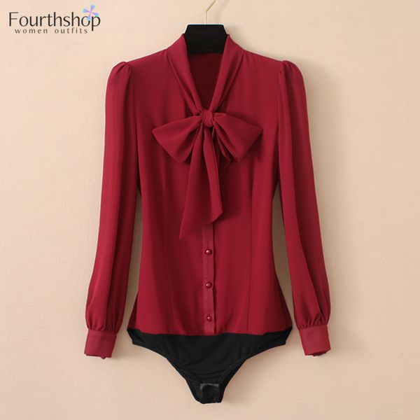 women's jumpsuits rompers elegant chiffon bodysuits women lantern long sleeve bow tie neck office work lady and blouses female formal, Black;white
women's jumpsuits rompers elegant chiffon bodysuits women lantern long sleeve bow tie neck office work lady and blouses female formal, Black;white