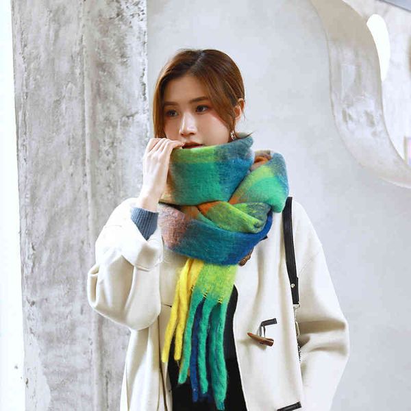 designer scarf acne sweden studios in 2022 the same autumn and winter imitation cashmere of colorful candy ac women's rainbow thick bea, Blue;gray
designer scarf acne sweden studios in 2022 the same autumn and winter imitation cashmere of colorful candy ac women's rainbow thick bea, Blue;gray