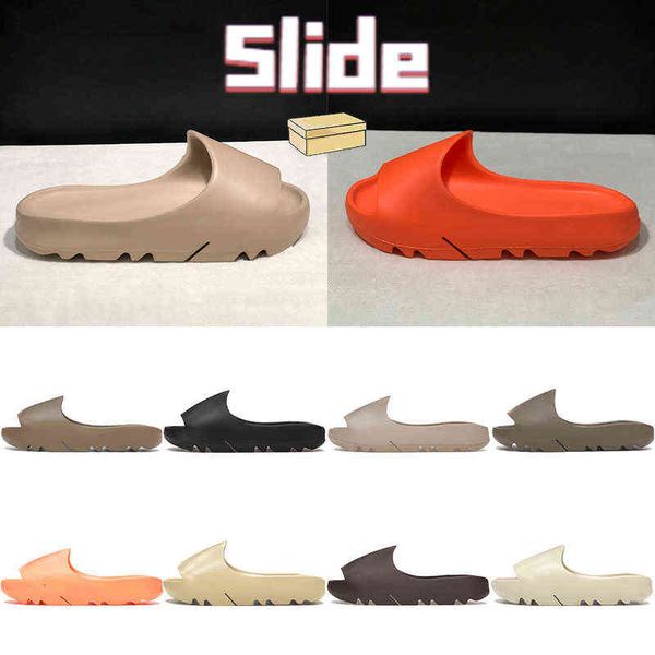 men beach slippers women with box sandals resin soot onyx eame orange earth brown desert sand bone slides summer shoes us 4-12.5, Black
men beach slippers women with box sandals resin soot onyx eame orange earth brown desert sand bone slides summer shoes us 4-12.5, Black