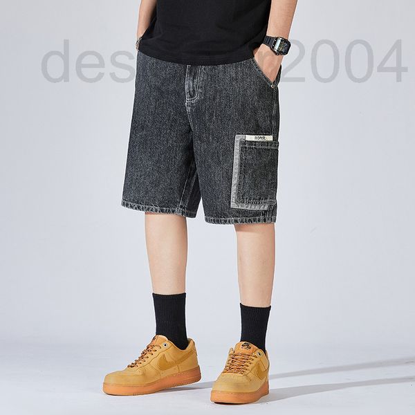 men's shorts designer loose large denim fashion thin summer work clothes multi pocket five point pants casual 45qq, White;black
men's shorts designer loose large denim fashion thin summer work clothes multi pocket five point pants casual 45qq, White;black