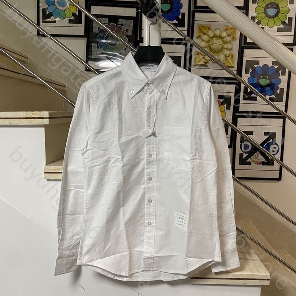 127l men's and women's casual shirts fall new luxury brand tb long sleeves the oxford spinning two webbing now orye, White;black
127l men's and women's casual shirts fall new luxury brand tb long sleeves the oxford spinning two webbing now orye, White;black