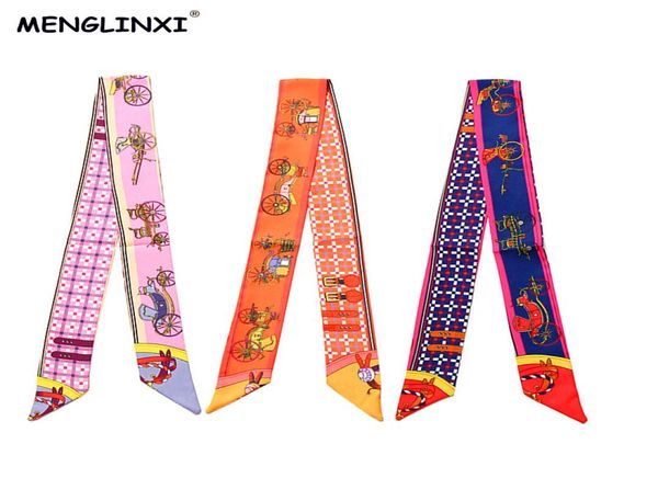 menglinxi bag twillies new women small twill silk scarf horse print headdre, Blue;gray
menglinxi bag twillies new women small twill silk scarf horse print headdre, Blue;gray