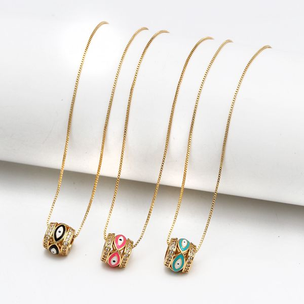 s3194 fashion jewelry copper evil eye necklace zircon blue eye bead pendant choker necklaces, Silver
s3194 fashion jewelry copper evil eye necklace zircon blue eye bead pendant choker necklaces, Silver