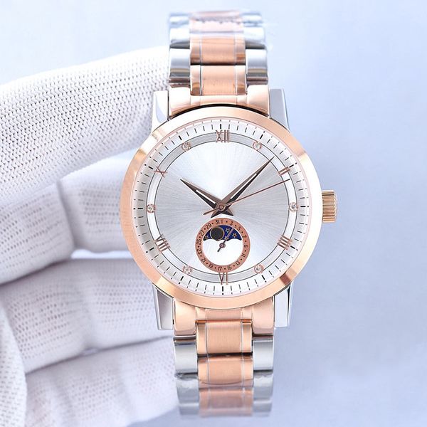 mens watch automatic mechanical movement sapphire watches for men bracelet stainless steel 40mm business montre de luxe wristwatches, Silver
mens watch automatic mechanical movement sapphire watches for men bracelet stainless steel 40mm business montre de luxe wristwatches, Silver