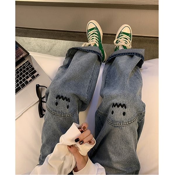 women's jeans women emo harajuku streetwear alt jeans wide leg baggy denim pants grunge straight vintage high waist trousers y2k clothe, Blue
women's jeans women emo harajuku streetwear alt jeans wide leg baggy denim pants grunge straight vintage high waist trousers y2k clothe, Blue