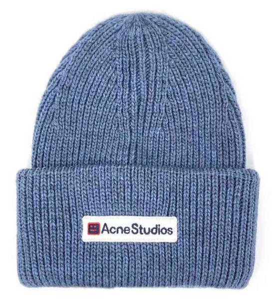 ac stud smiling face knitted beanie hat winter cashmere eye warm couple acn, Blue;gray
ac stud smiling face knitted beanie hat winter cashmere eye warm couple acn, Blue;gray