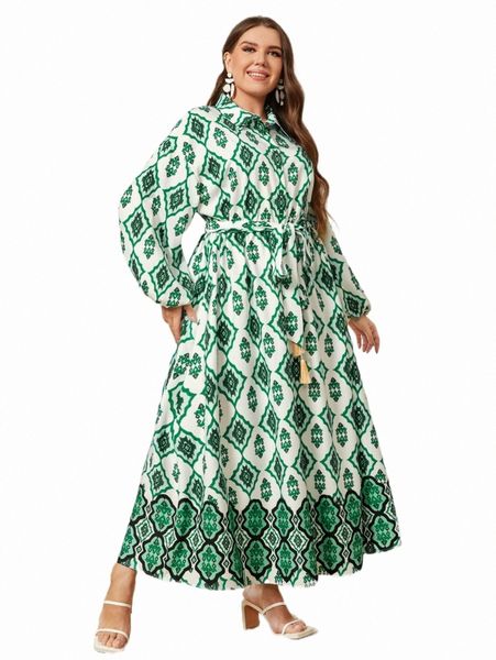 plus size dresses plus geo print lantern sleeve belted shirt dress 42dp#, Black
plus size dresses plus geo print lantern sleeve belted shirt dress 42dp#, Black