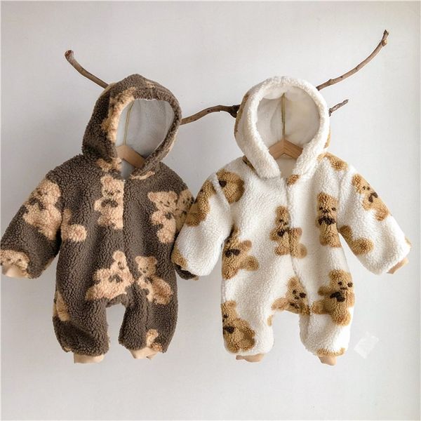 rompers winter born baby cartoon bear print fleece thicken rompers hooded infants boy warm clothes kids toddler girls warm jumpsuits 220908, Blue
rompers winter born baby cartoon bear print fleece thicken rompers hooded infants boy warm clothes kids toddler girls warm jumpsuits 220908, Blue
