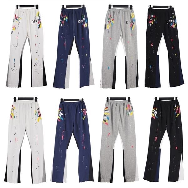 trendy galleryes classic pants patchwork hand-painted speckled drawstring men women high street guards loose slightly flared tren2xou, Black
trendy galleryes classic pants patchwork hand-painted speckled drawstring men women high street guards loose slightly flared tren2xou, Black