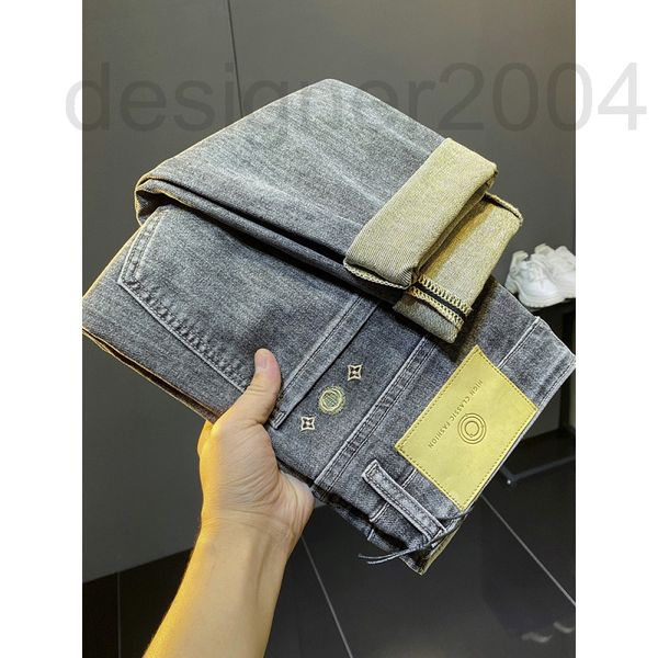 men's jeans designer in the spring of 2022 new fashion embroidered jeans for men are versatile casual and slim nine point pants small f, Blue
men's jeans designer in the spring of 2022 new fashion embroidered jeans for men are versatile casual and slim nine point pants small f, Blue
