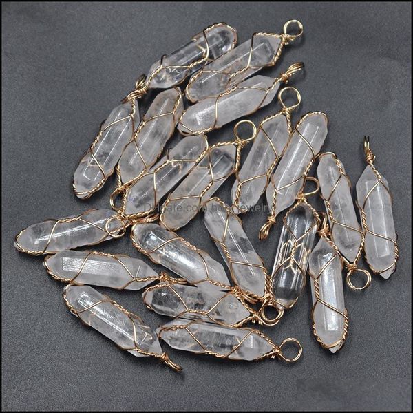 charms natural stone white crystal hexagonal pillar charms quartz chakra handmade gold iron wire pendants for jewelry ma dhseller2010 dh3ny, Bronze;silver
charms natural stone white crystal hexagonal pillar charms quartz chakra handmade gold iron wire pendants for jewelry ma dhseller2010 dh3ny, Bronze;silver
