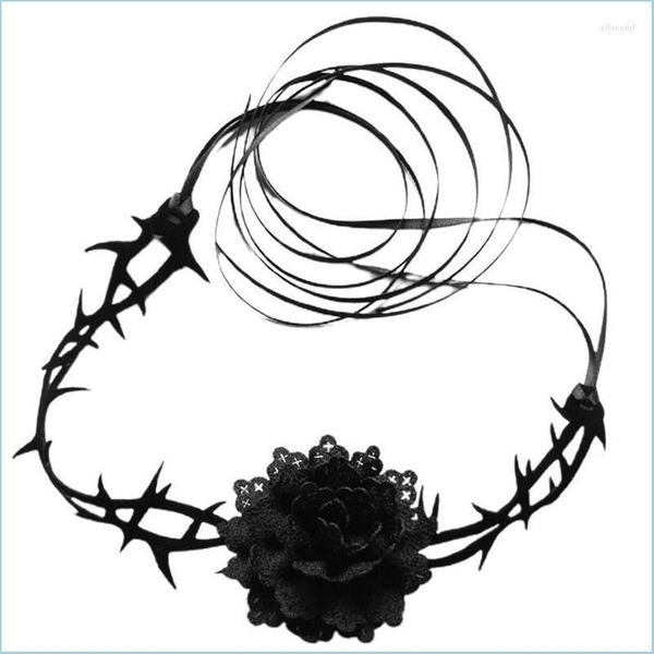 chokers chokers fashion floral women retro goth rose flower necklace collar choker veet victorian vintage gothic chain for girls drop dhwkm, Golden;silver 
chokers chokers fashion floral women retro goth rose flower necklace collar choker veet victorian vintage gothic chain for girls drop dhwkm, Golden;silver