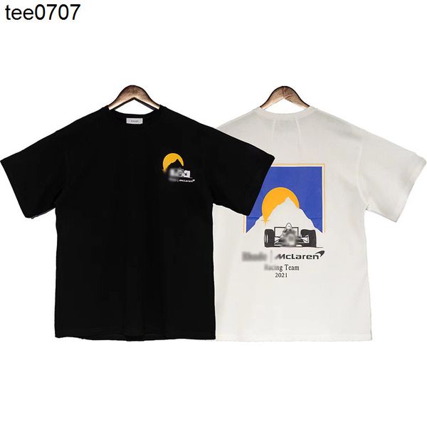rhode fashion designer men women tee f1 racing sunset print round neck casual men's and women's loose summer short sleeve t-shirt, White;black
rhode fashion designer men women tee f1 racing sunset print round neck casual men's and women's loose summer short sleeve t-shirt, White;black