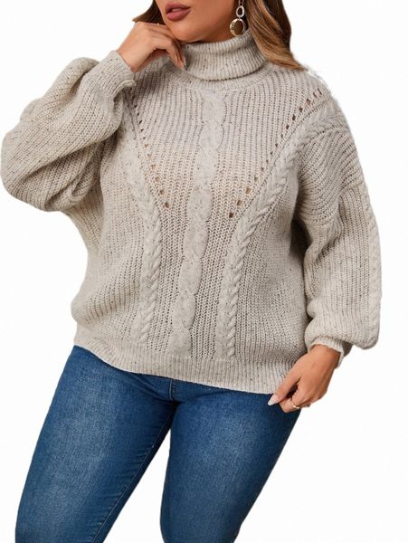 plus size t-shirt plus turtleneck eyelet detail cable knit drop shoulder sweater q1wp#, Black
plus size t-shirt plus turtleneck eyelet detail cable knit drop shoulder sweater q1wp#, Black
