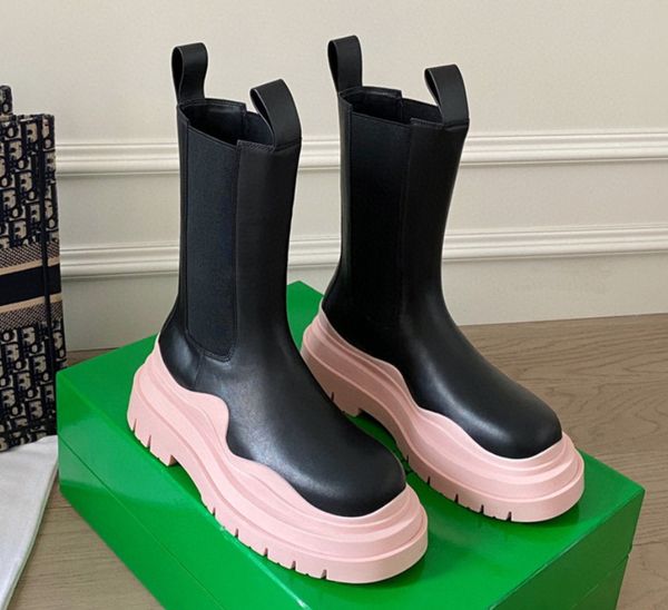 genuine men leather platform high heel chelsea boots women shoes chunky heels slip on ladies mid calf boots autumn winter size 34-45, Black
genuine men leather platform high heel chelsea boots women shoes chunky heels slip on ladies mid calf boots autumn winter size 34-45, Black