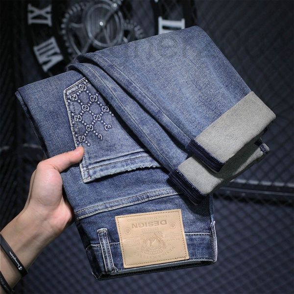 men's jeans designer autumn and winter new printed men's fashion straight tube high-end brand elastic casual versatile handsome pa, Blue
men's jeans designer autumn and winter new printed men's fashion straight tube high-end brand elastic casual versatile handsome pa, Blue