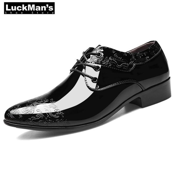 dress shoes men's shoe clould patent leather men wedding oxford lace-up office suit casual luxury italian plus size 220907, Black
dress shoes men's shoe clould patent leather men wedding oxford lace-up office suit casual luxury italian plus size 220907, Black