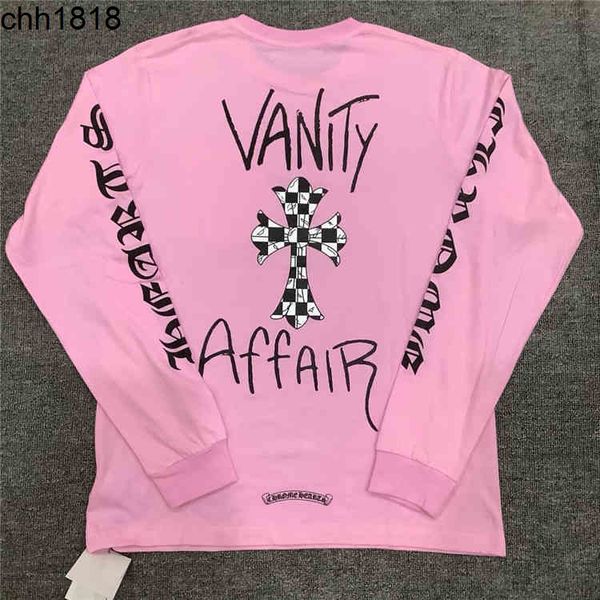 hearts graffiti tee brand chiome black and white check pink cioss men's and women's long sleeve t-shirt, White;black
hearts graffiti tee brand chiome black and white check pink cioss men's and women's long sleeve t-shirt, White;black