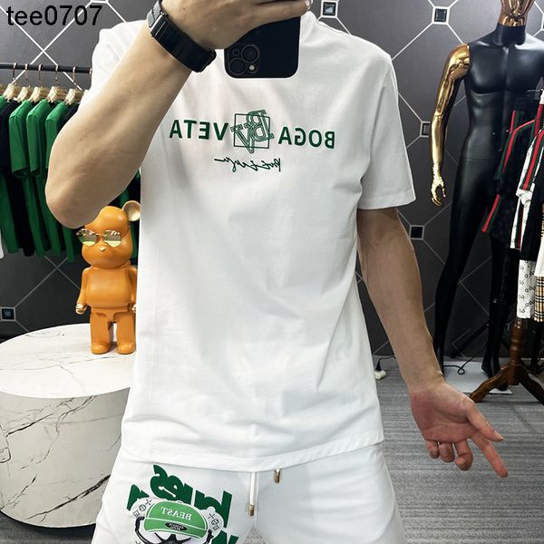 men's short sleeve t-shirt european fashion brand large botvegas venetas tee green simple fashion 2022 new top, White;black
men's short sleeve t-shirt european fashion brand large botvegas venetas tee green simple fashion 2022 new top, White;black