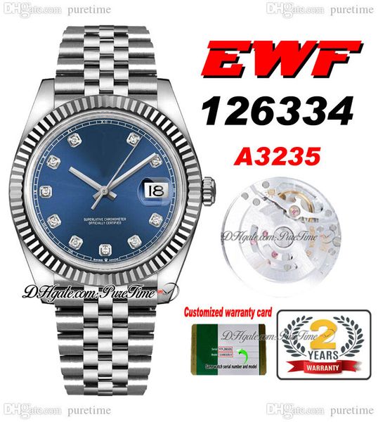 ewf just 126334 a3235 automatic mens watch 41 fluted bezel blue dial diamonds markers jubileesteel bracelet super edition same series card p, Slivery;brown
ewf just 126334 a3235 automatic mens watch 41 fluted bezel blue dial diamonds markers jubileesteel bracelet super edition same series card p, Slivery;brown