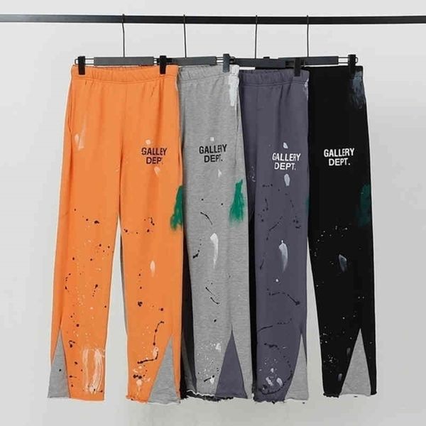 trendy galleryes classic pants dye speckled tie alphabet print men's women's lovers' loose versatile straight819n, Black
trendy galleryes classic pants dye speckled tie alphabet print men's women's lovers' loose versatile straight819n, Black